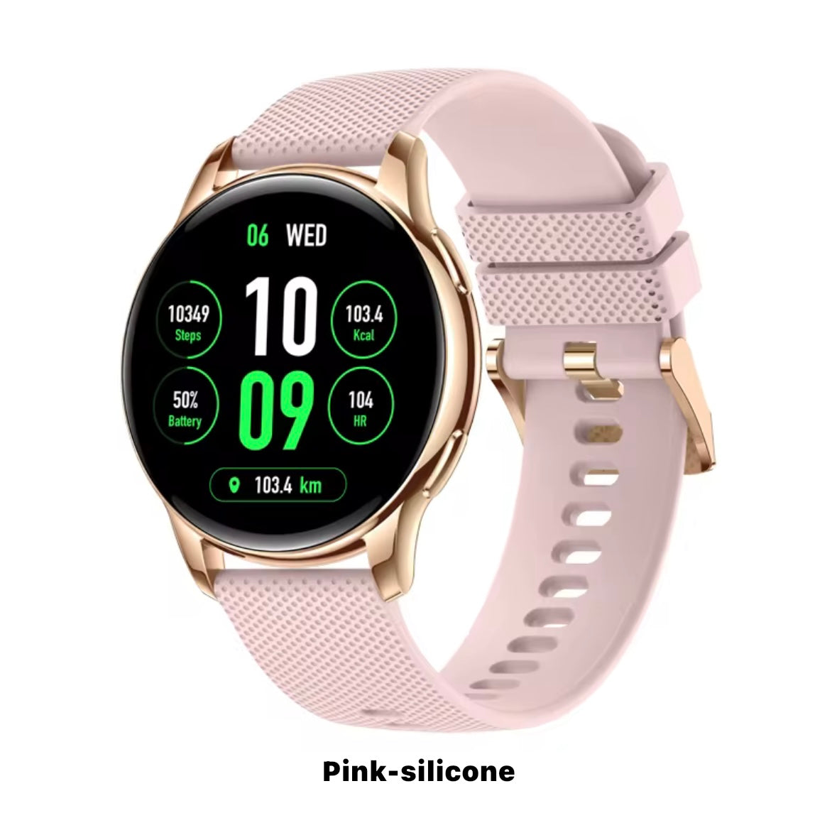 Reloj inteligente Pro para responder llamadas, frecuencia cardíaca, seguimiento del sueño, pantalla AMOLED Hombres y Mujeres