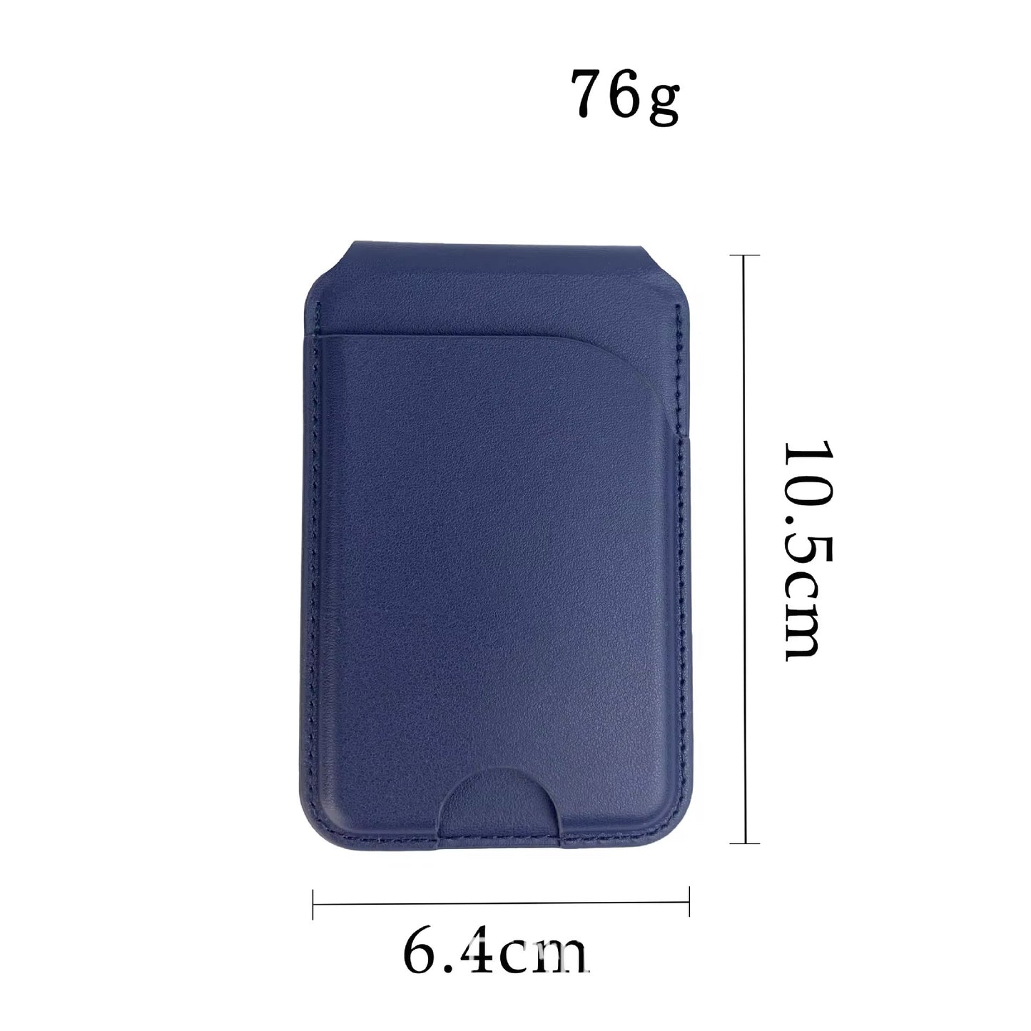 Tarjetero de cuero magnético MagSafe para celular