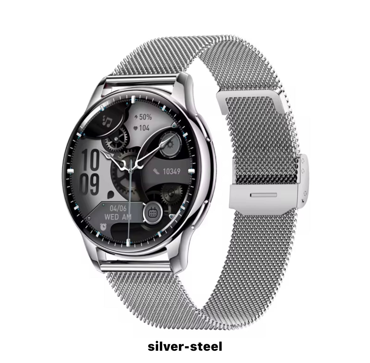 Reloj inteligente Pro para responder llamadas, frecuencia cardíaca, seguimiento del sueño, pantalla AMOLED Hombres y Mujeres