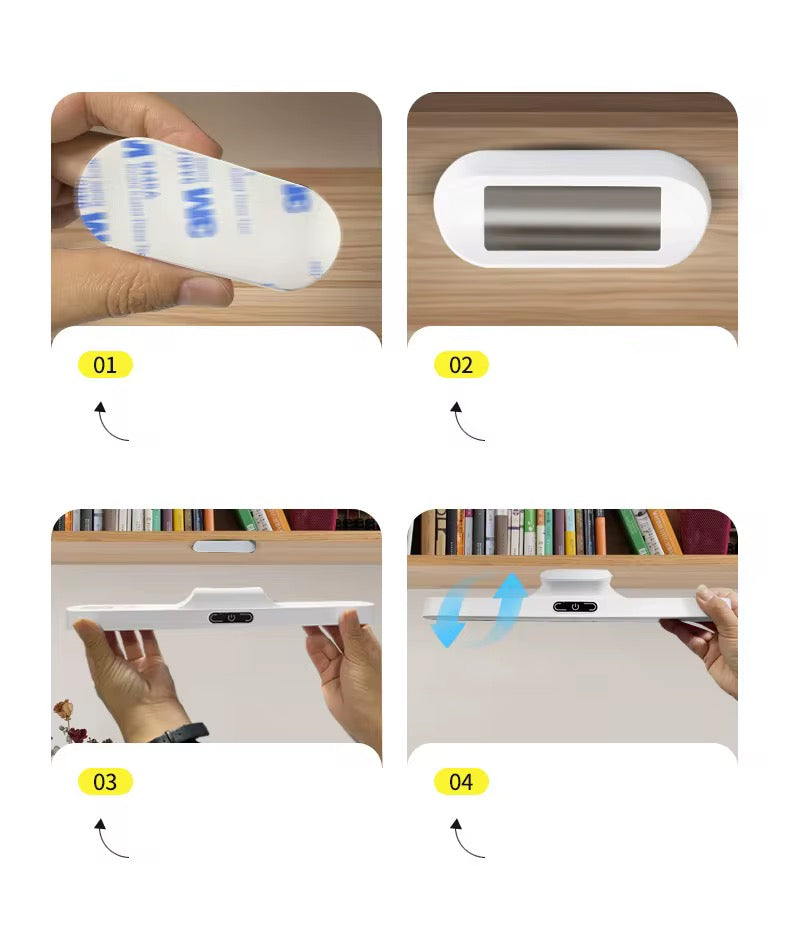 Lámpara LED recargable con base magnética