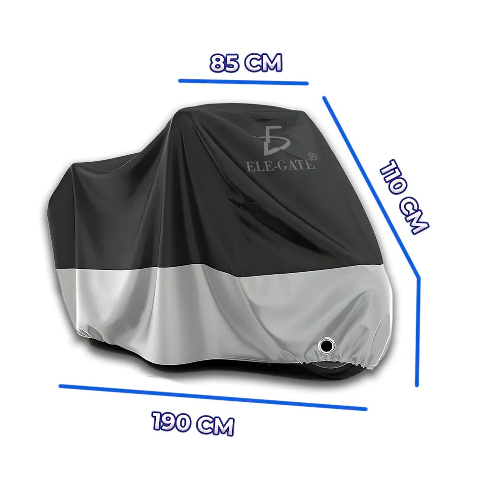 Funda Protectora para Motos y Bicicletas impermeable y con Repelente UV - S, PLATA