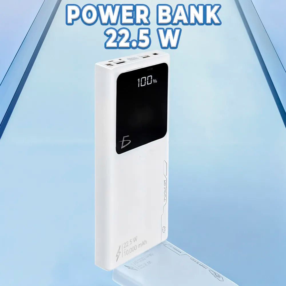 Cargador Super Rapido de PD 22.5W Power Bank 10000mah