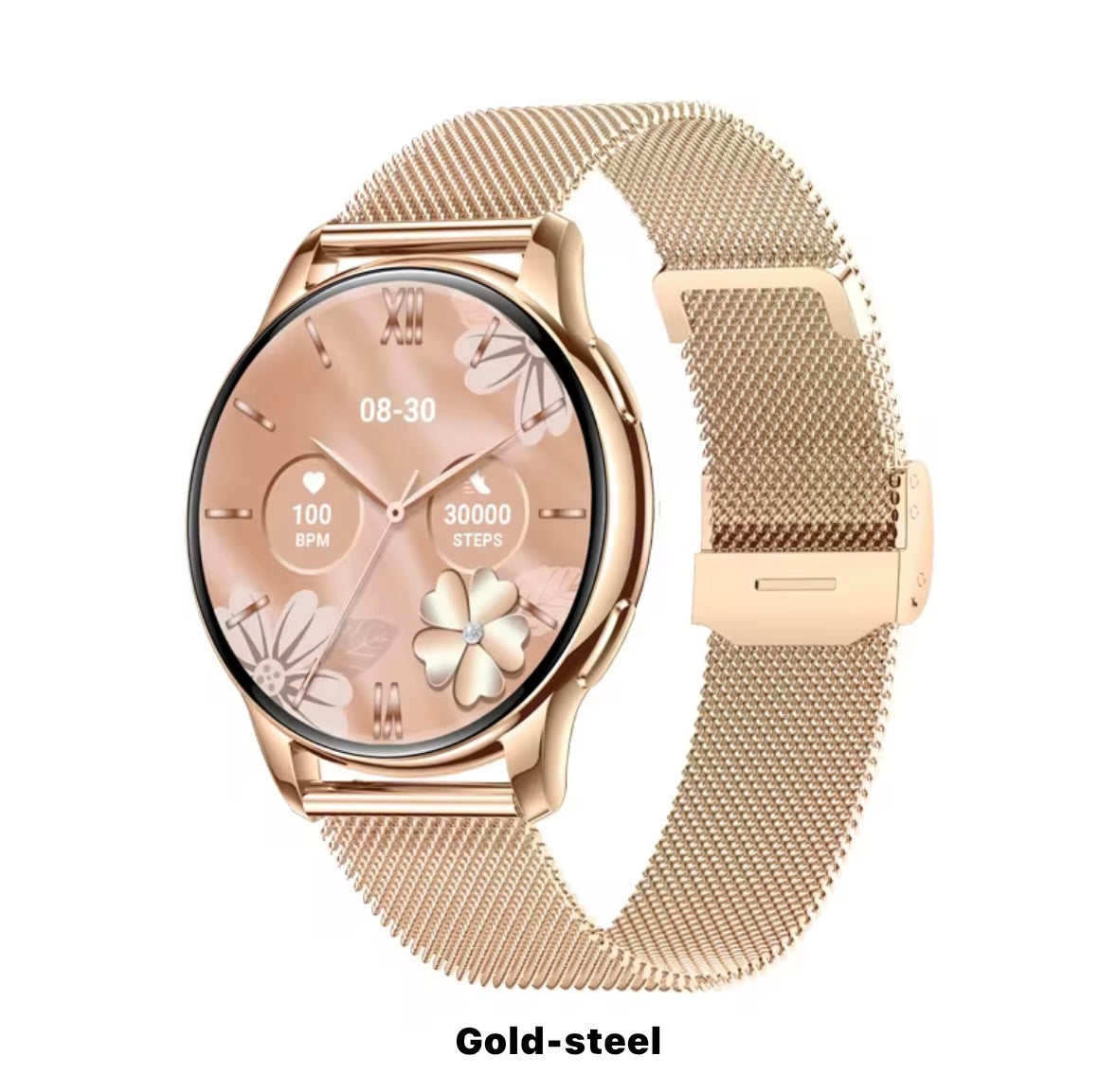 Reloj inteligente Pro para responder llamadas, frecuencia cardíaca, seguimiento del sueño, pantalla AMOLED Hombres y Mujeres