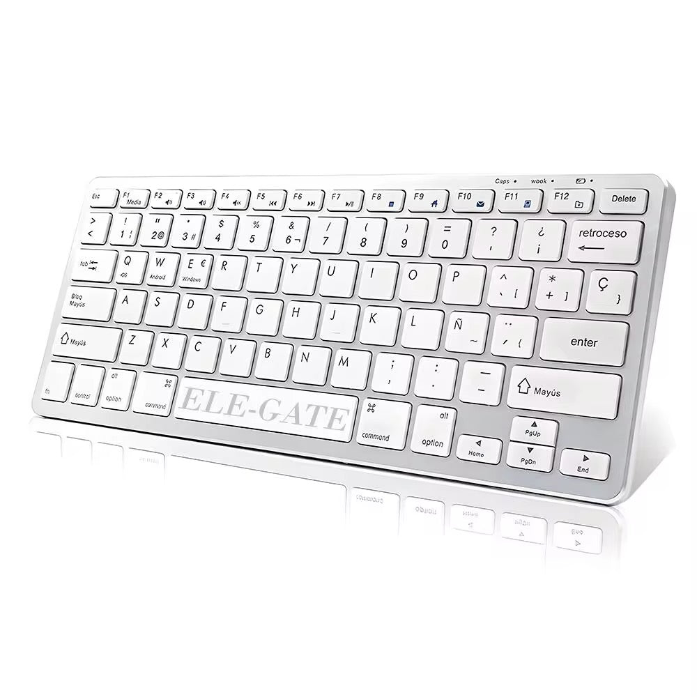 Mini teclado inalámbrico para teclado Bluetooth 4,0 compatible con Mac Windows Android