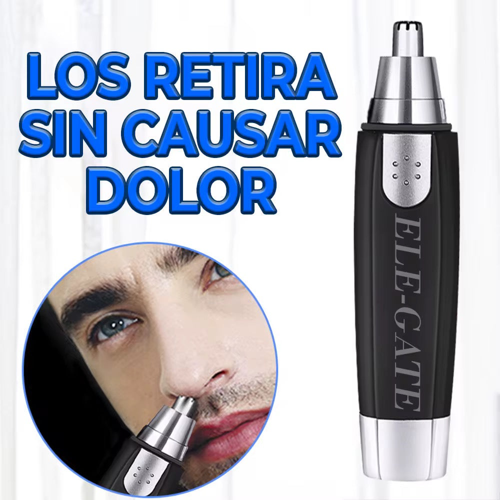 Recortador de pelo de nariz y orejas con cuchillas de acero inoxidable