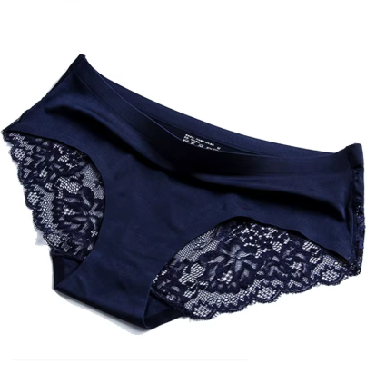 Bragas de encage sin costuras de seda