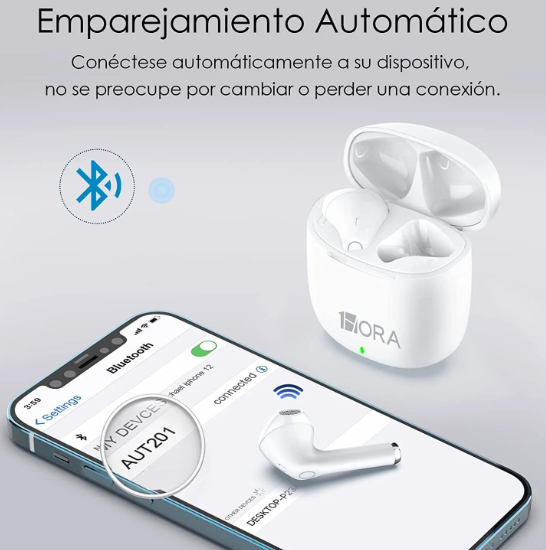 Audífonos inalámbricos con bluetooth 5.3 cancelación de ruido