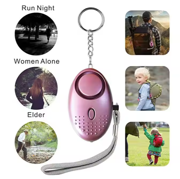 Alarma de seguridad personal con sirena para mujeres, niños