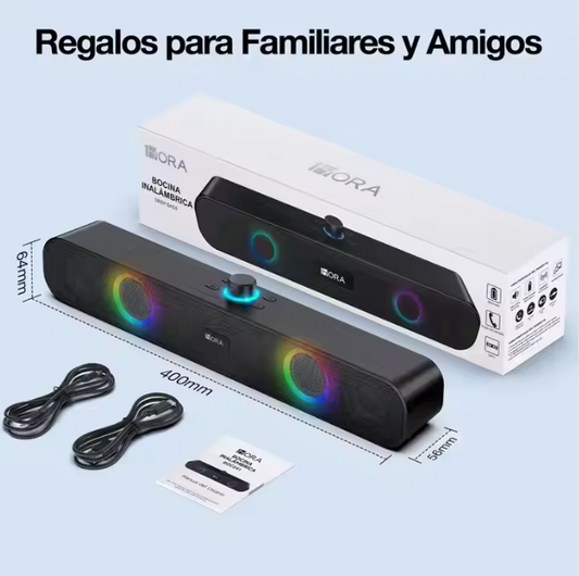 Mini Altavoz Inalámbrico Portátil Negro de Alta Calidad