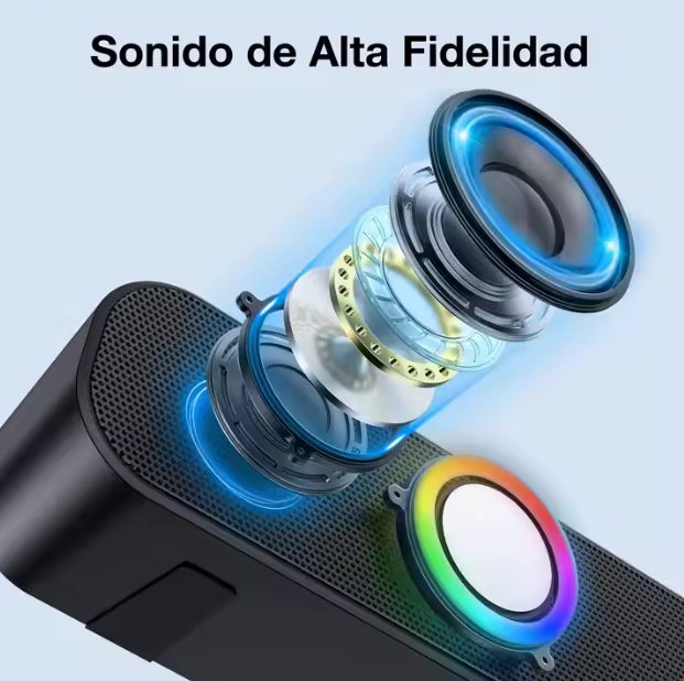 Mini Altavoz Inalámbrico Portátil Negro de Alta Calidad