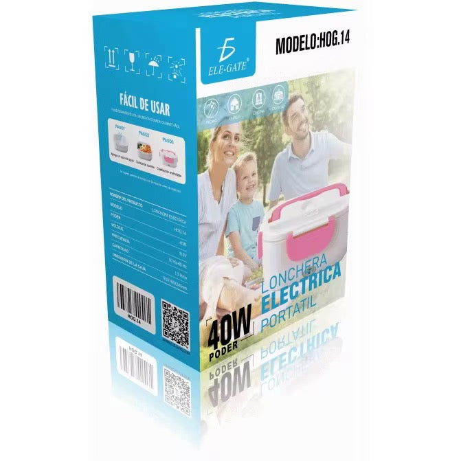 Lonchera eléctrica portátil para calentar alimentos