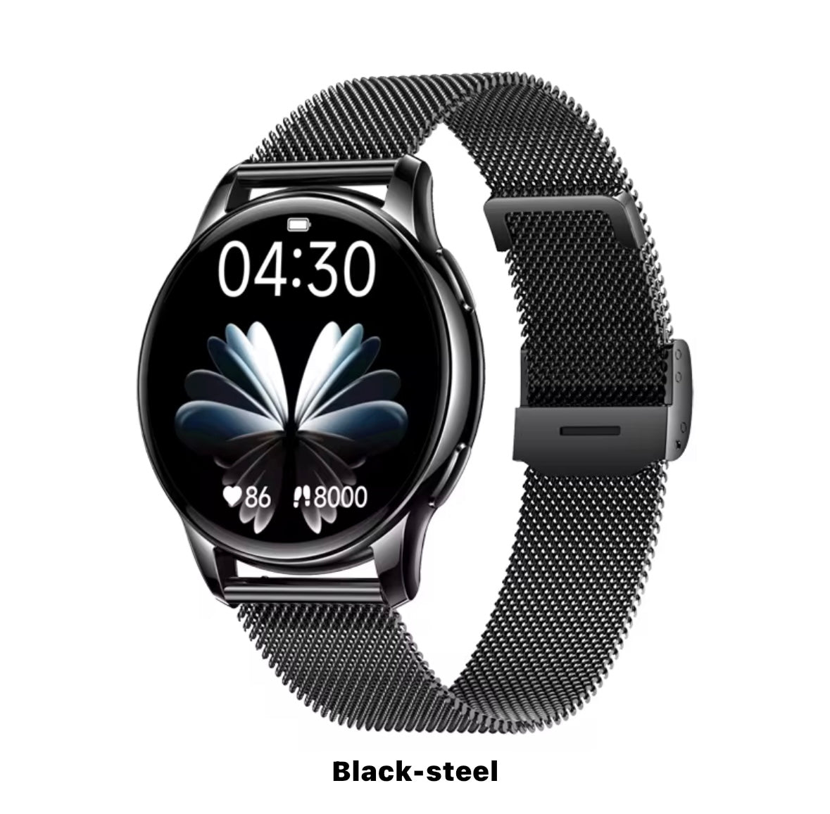 Reloj inteligente Pro para responder llamadas, frecuencia cardíaca, seguimiento del sueño, pantalla AMOLED Hombres y Mujeres