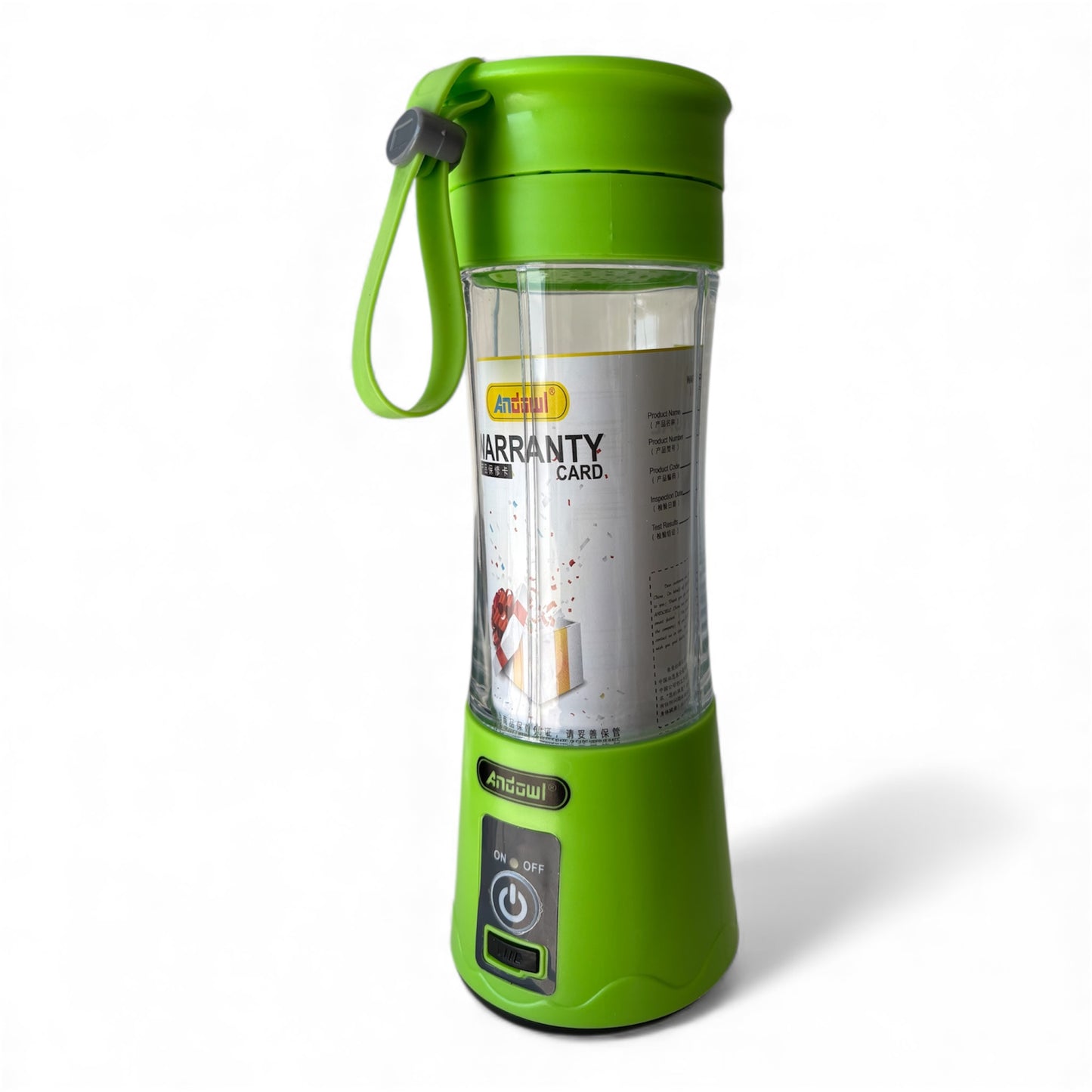 Vaso exprimidor portátil recargable 380 ML 10-12 Horas