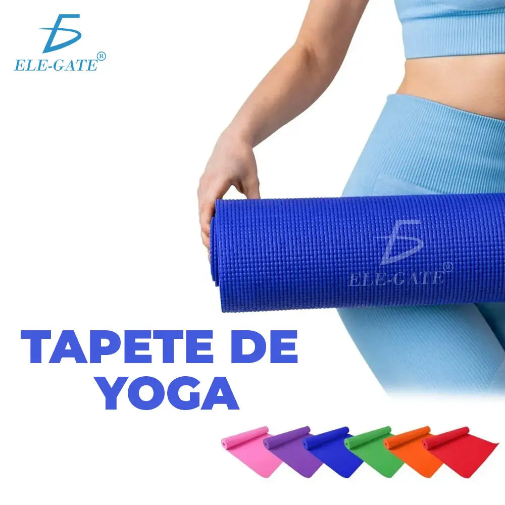 Tapete Portátil Yoga Pilates Fitness Ejercicio Relajación