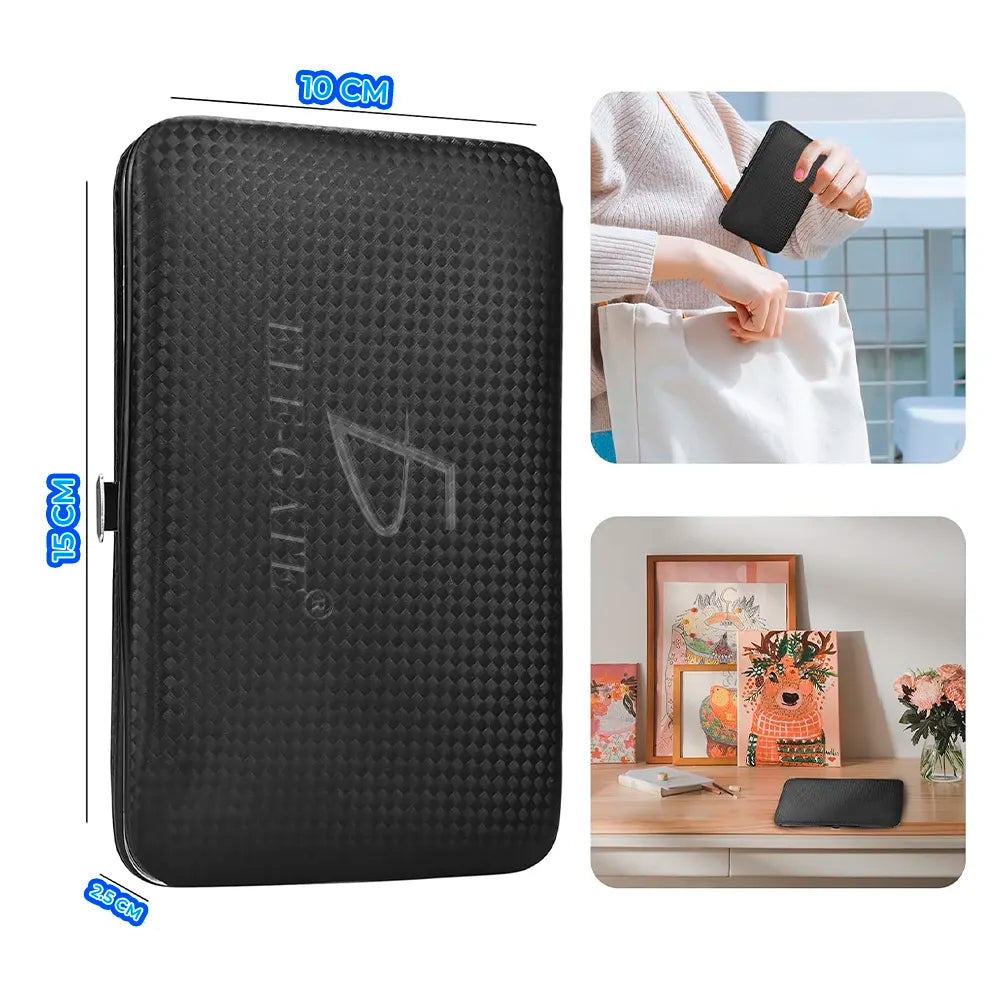 Kit de Cortauñas Profesional 24 en 1 con Set de Agujas para Acné