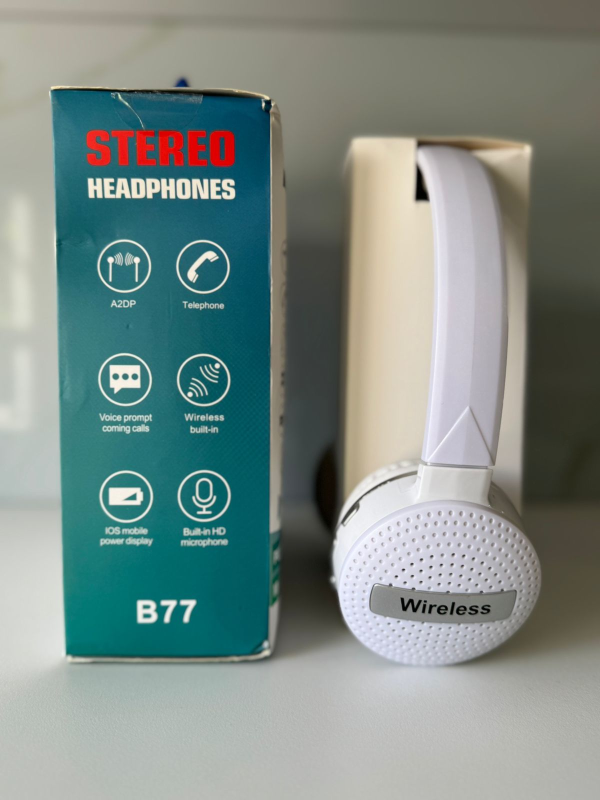 Audífonos inalámbricos de diadema bluetooth recargables