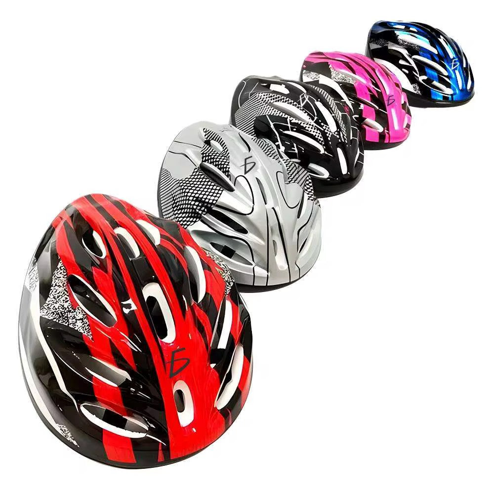 Casco de seguridad para ciclismo o patinete con diseño aerodinámico