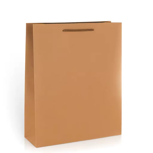 Bolsa de regalo de papel Kraft de 33*24*8