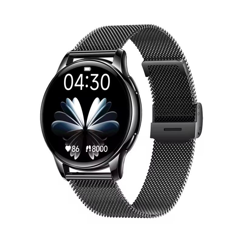 Reloj inteligente Pro para responder llamadas, frecuencia cardíaca, seguimiento del sueño, pantalla AMOLED Hombres y Mujeres
