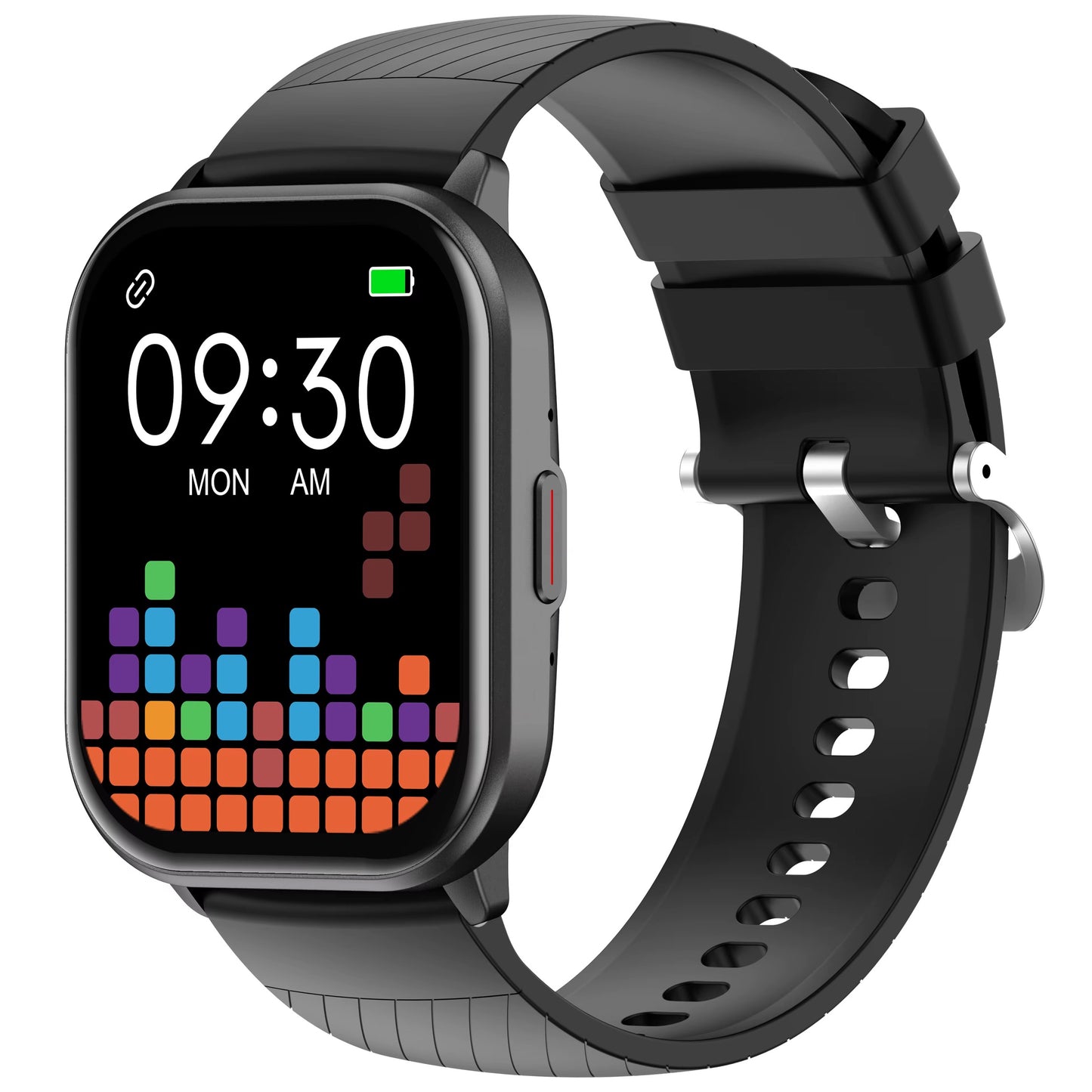 Reloj inteligente resistente al agua, larga duración en bateria, llamadas, presión arterial, oxigeno, respiración, entranamiento compatible con iOS y android