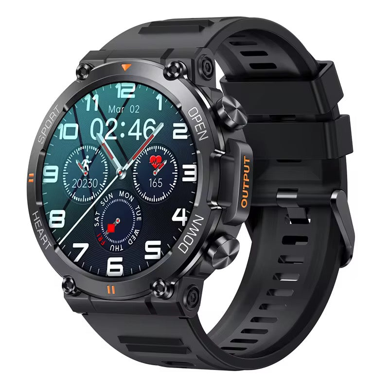 K56 Pro Sports Smart Watch Podómetro Oxígeno en la sangre Presión arterial Monitoreo del ritmo cardíaco Bt Call Dafit App Smartwatch