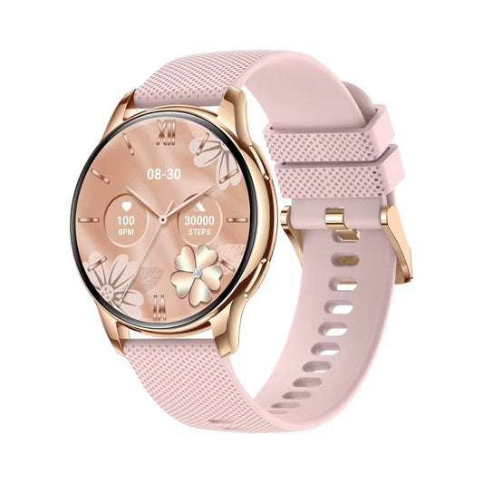 Reloj inteligente Pro para responder llamadas, frecuencia cardíaca, seguimiento del sueño, pantalla AMOLED Hombres y Mujeres