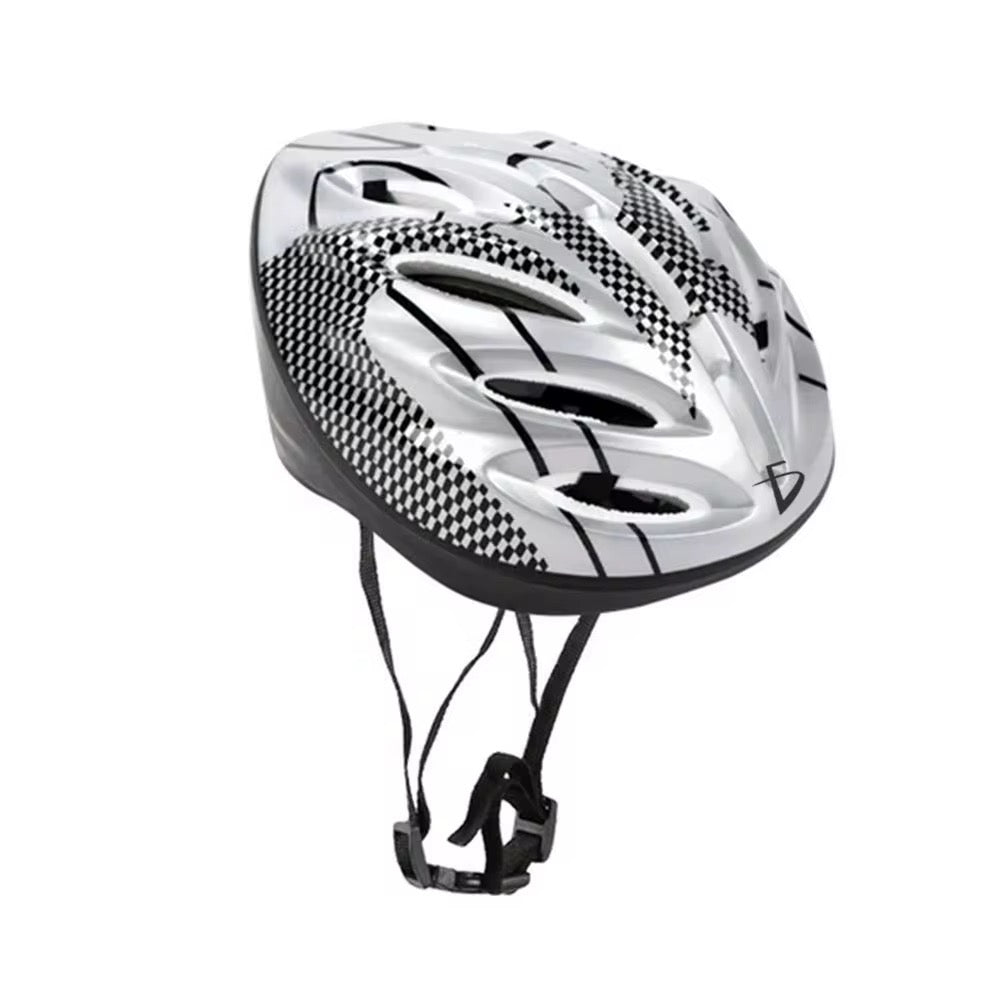 Casco de seguridad para ciclismo o patinete con diseño aerodinámico