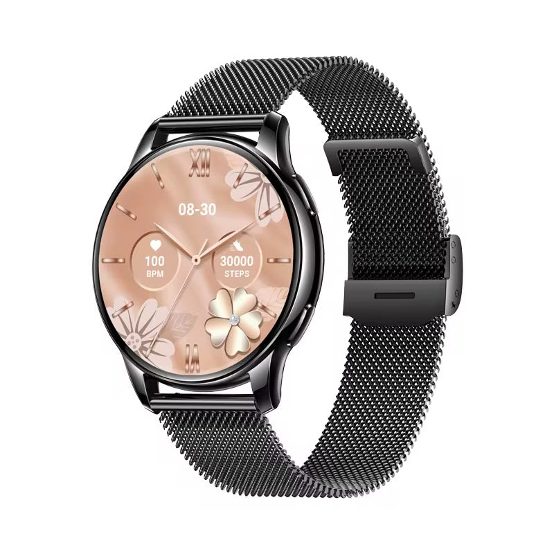 Reloj inteligente Pro para responder llamadas, frecuencia cardíaca, seguimiento del sueño, pantalla AMOLED Hombres y Mujeres