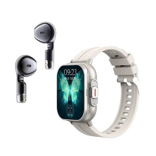Reloj inteligente 2 en 1, llamadas, auriculares incluidos, monitoreo de salud, deportes