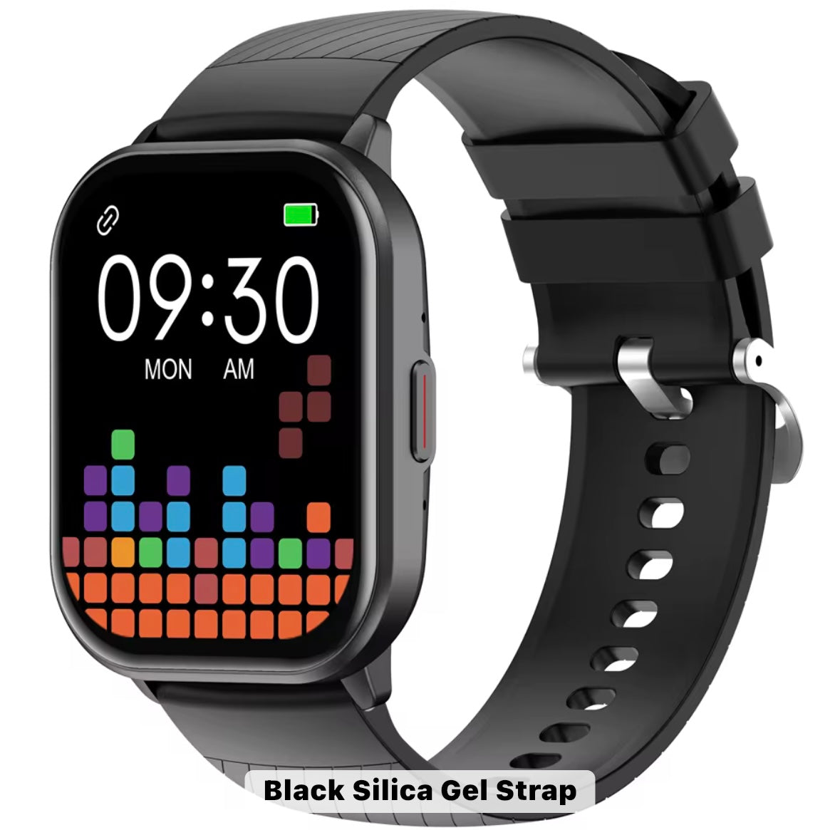 Reloj inteligente resistente al agua, larga duración en bateria, llamadas, presión arterial, oxigeno, respiración, entranamiento compatible con iOS y android