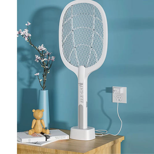 Mosquito Killer Racket Lámpara Led Recargable Eléctrica