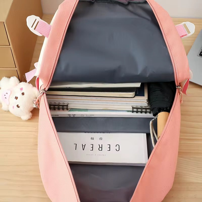 Mochila escolar juego de 5 piezas