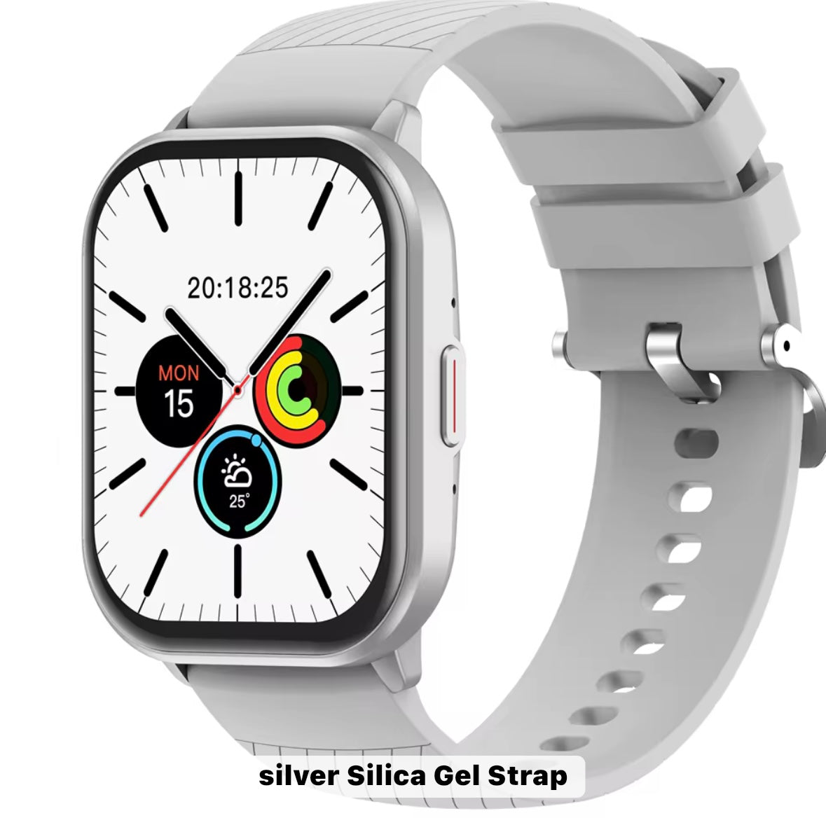 Reloj inteligente resistente al agua, larga duración en bateria, llamadas, presión arterial, oxigeno, respiración, entranamiento compatible con iOS y android