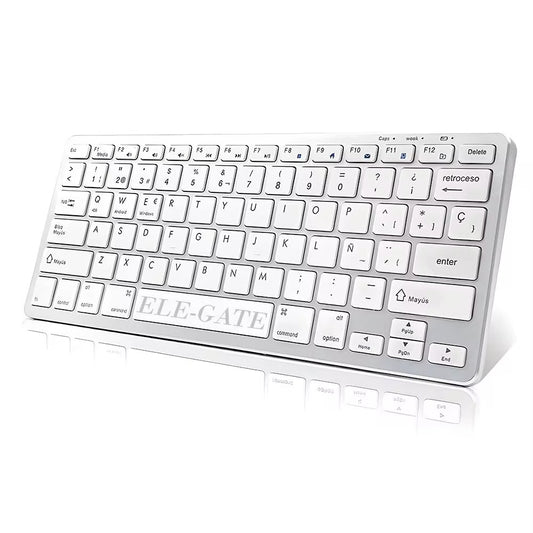 Mini teclado inalámbrico para teclado Bluetooth 4,0 compatible con Mac Windows Android