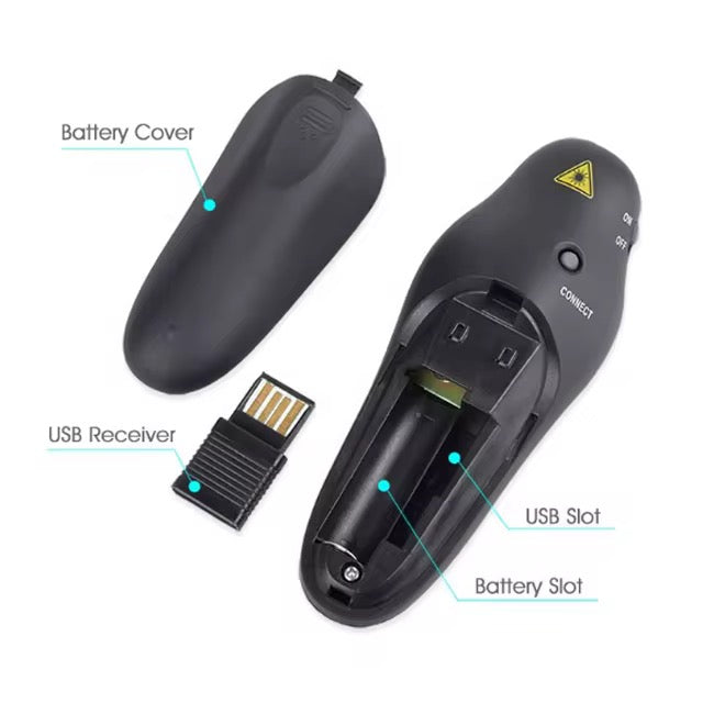 Control remoto USB para presentaciones