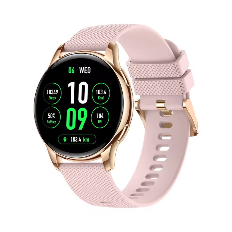 Reloj inteligente Pro para responder llamadas, frecuencia cardíaca, seguimiento del sueño, pantalla AMOLED Hombres y Mujeres