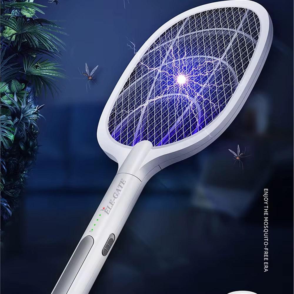 Mosquito Killer Racket Lámpara Led Recargable Eléctrica