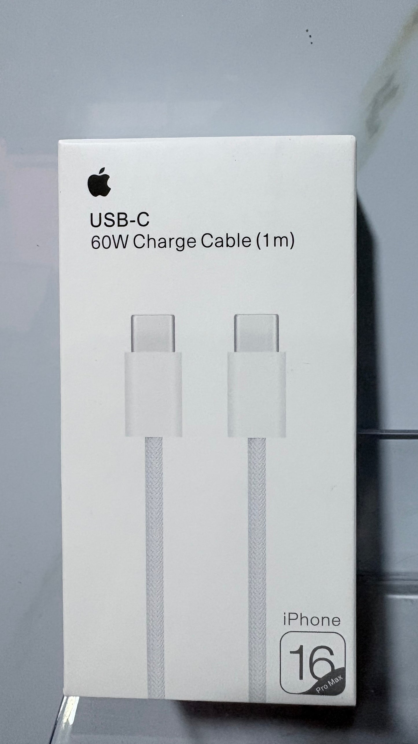 Cable cargador tipo C 60W 1m para iPhone