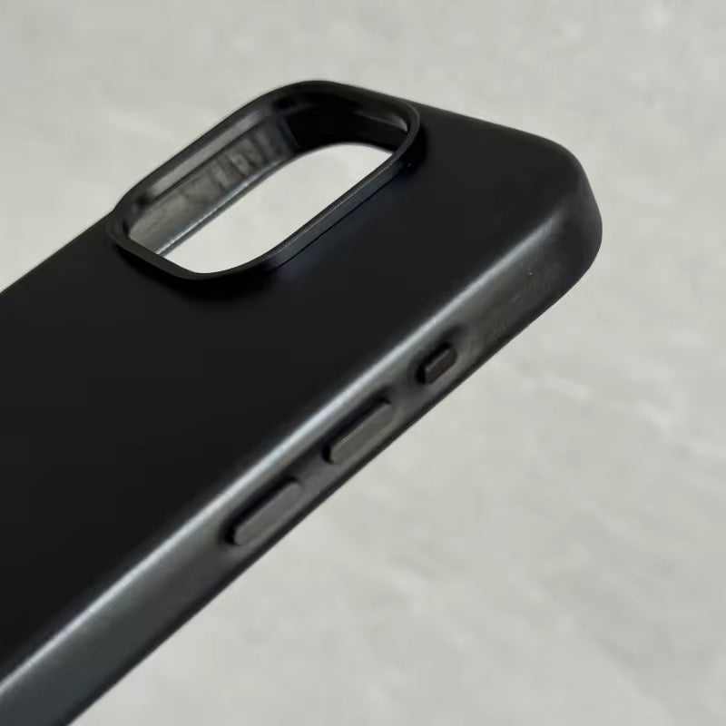 Funda de teléfono de cuero PU magnética, funda protectora a prueba de golpes para iPhone