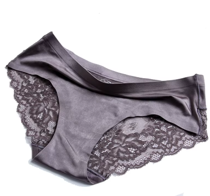 Bragas de encage sin costuras de seda