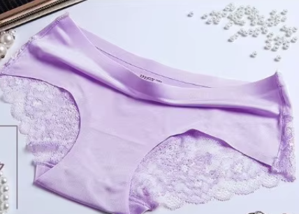 Bragas de encage sin costuras de seda