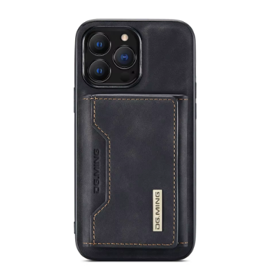 Funda de cuero PU succión magnética con tarjetero para iphone 14 y 15 (normal, pro, plus, pro max)