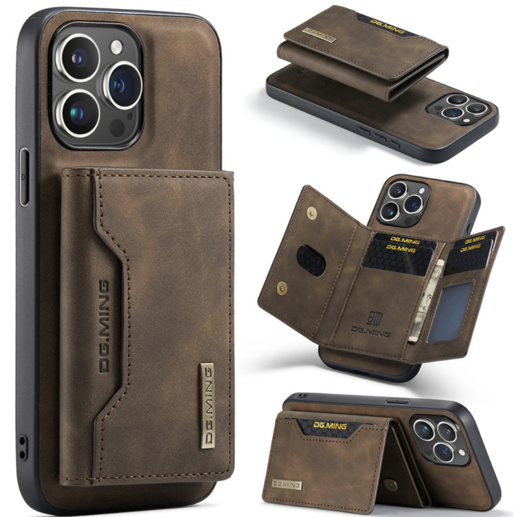 Funda de cuero PU succión magnética con tarjetero para iphone 14 y 15 (normal, pro, plus, pro max)