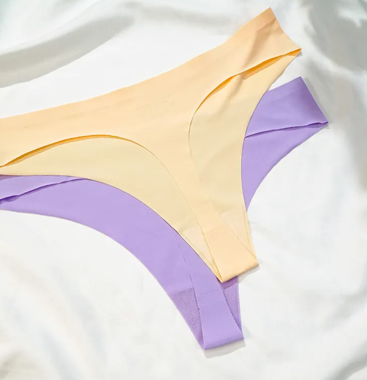 Tanga de cintura baja de seda