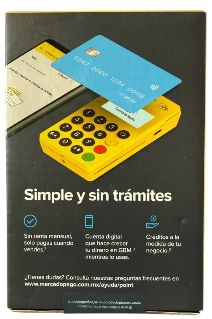 Terminal de cobro point mini