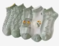 Calcetines de Mujer para Invierno transpirables con Encaje hasta el tobillo