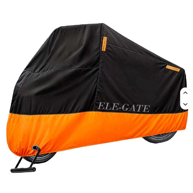 Funda protectora impermeable y resistente a los rayos UV para Motocicletas y Bicicletas Naranja