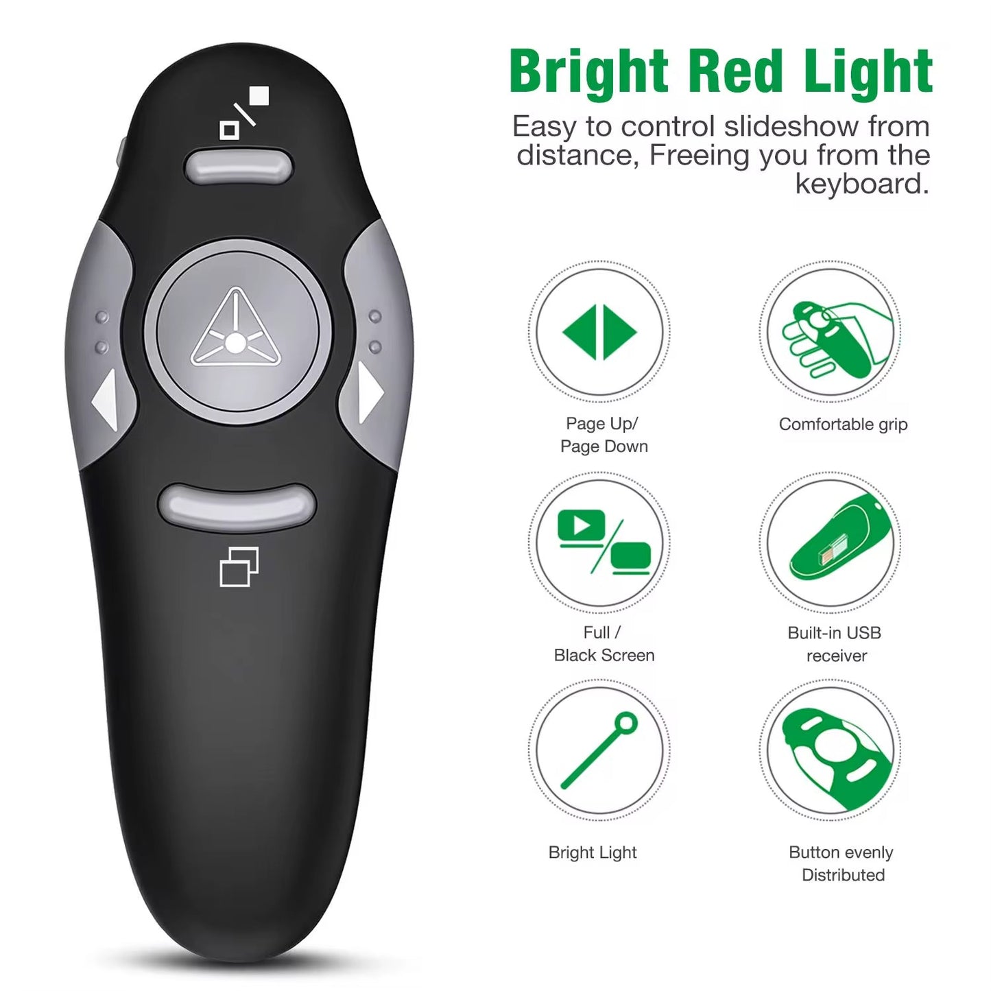 Control remoto USB para presentaciones