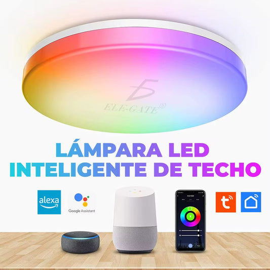 Smart Wifi Lámpara de techo 24W RGB Led Luz de techo