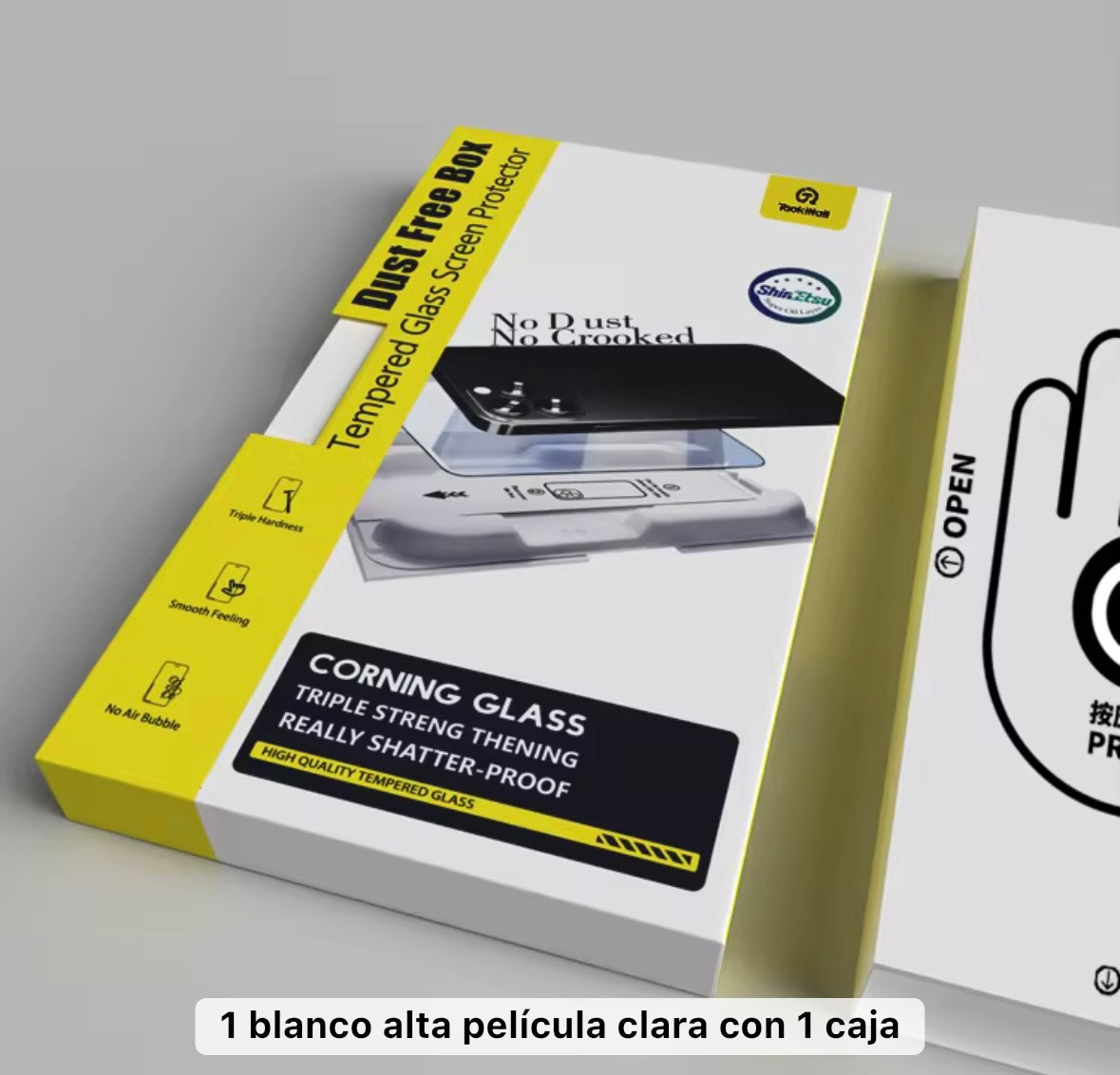 Protectores de vidrio templado para teléfono inteligente con privacidad antiespía con kit de instalación